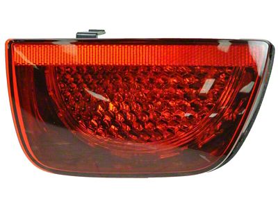 Outer Tail Light; Chrome Housing; Red Lens; Passenger Side (10-12 Camaro RS; 2013 Camaro)