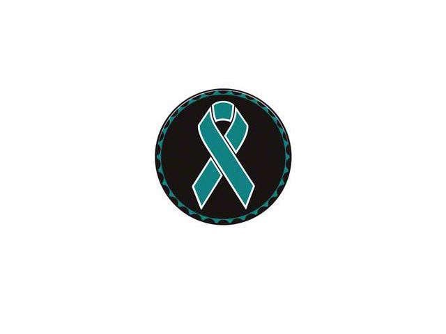Ovarian Cancer Ribbon Rated Badge (Universal; Some Adaptation May Be Required)