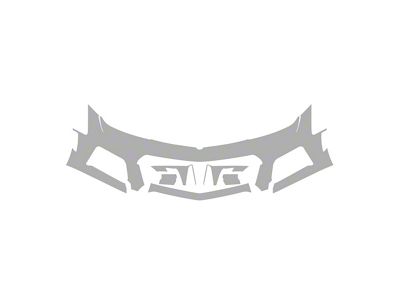 Paint Protection PPF Pre-Cut Kit; Front Bumper Part 2; Gloss (17-24 Camaro ZL1 Convertible)