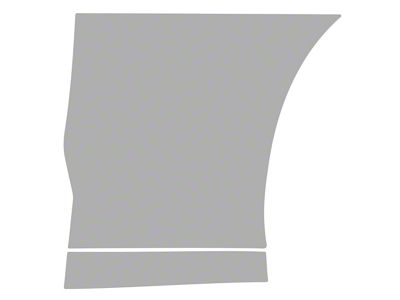 Paint Protection PPF Pre-Cut Kit; Front Passenger Side Splash Guard; Gloss (20-24 Camaro SS Coupe)