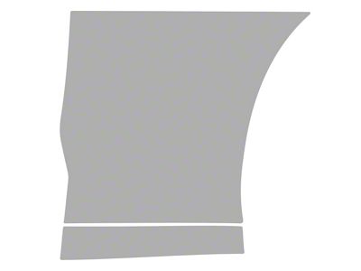 Paint Protection PPF Pre-Cut Kit; Front Passenger Side Splash Guard; Gloss (19-24 Camaro LS, LT)