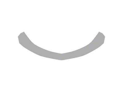 Paint Protection PPF Pre-Cut Kit; Top Bumper; Gloss (17-24 Camaro ZL1 Coupe)