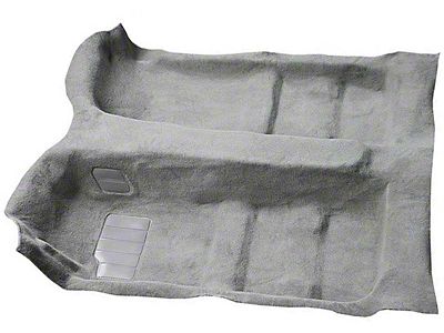 Passenger Area Cutpile Carpet with Mass Backing; Gray (10-15 Camaro)