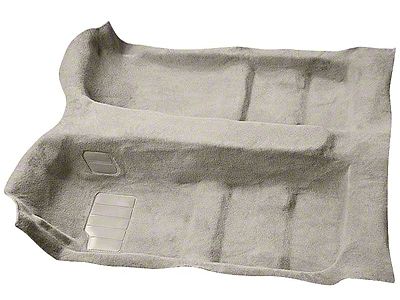 Passenger Area Cutpile Carpet with Mass Backing; Oyster (10-15 Camaro)