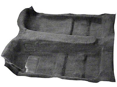 Passenger Area Cutpile Carpet with Standard Backing; Gray (10-15 Camaro)