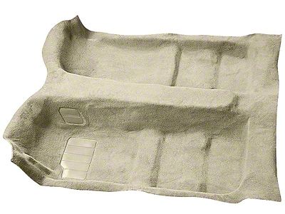 Passenger Area Cutpile Carpet with Standard Backing; Oyster (10-15 Camaro)