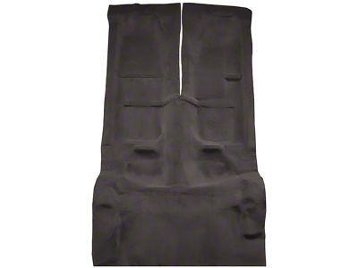 Passenger and Rear Cutpile Molded Carpet with Mass Backing; Ebony (93-02 Camaro Coupe)