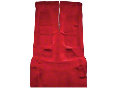 Passenger and Rear Cutpile Molded Carpet with Mass Backing; Flame Red (93-02 Camaro Coupe)