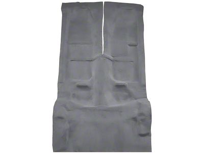 Passenger and Rear Cutpile Molded Carpet with Mass Backing; Medium Gray (93-02 Camaro Coupe)
