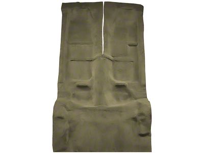 Passenger and Rear Cutpile Molded Carpet; Medium Beige (93-95 Camaro Coupe)