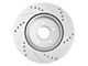 Performance Drilled and Slotted Rotors; Rear Pair (16-24 Camaro LS, LT)