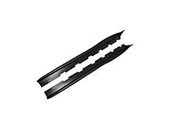 Performance Track Package Side Skirt Rocker Panels; Matte Black (10-15 Camaro LS, LT, SS)