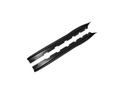 Performance Track Package Side Skirt Rocker Panels; Matte Black (10-15 Camaro LS, LT, SS)