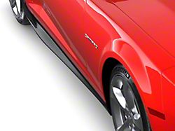 Performance Track Package Side Skirt Rocker Panels; Matte Black (10-15 Camaro LS, LT, SS)
