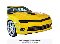 Phantom Style Stainless Steel Billet Upper Overlay Grille; Black (14-15 Camaro LT & SS w/ RS Package)