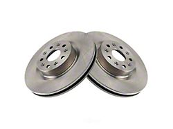 Plain Vented Rotors; Front Pair (16-24 Camaro SS w/ 4-Piston Front Calipers)