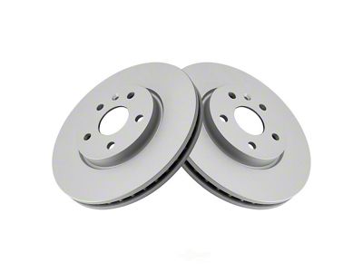 Plain Vented Rotors; Front Pair (10-15 Camaro LS, LT)