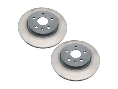 Plain Vented Rotors; Rear Pair (16-24 Camaro LS, LT)