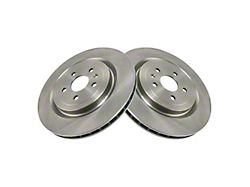 Plain Vented Rotors; Rear Pair (10-15 Camaro SS, ZL1)