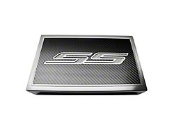 Polished Fuse Box Cover with Carbon Fiber SS Top Plate; White Carbon Fiber (16-24 Camaro SS)
