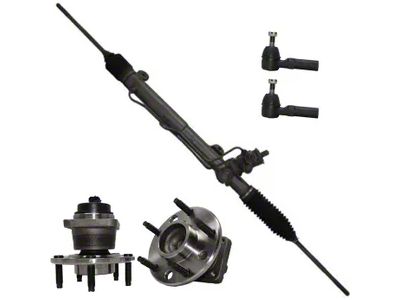 Power Steering Rack and Pinion with Wheel Hub Assemblies and Outer Tie Rods (93-99 Camaro w/ F41 Suspension)
