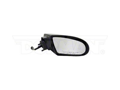 Powered Non-Heated Side Mirror; Passenger Side; Black (93-02 Camaro)