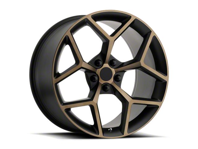 PR126 Matte Black and Bronze Wheel; 20x10 (16-24 Camaro)