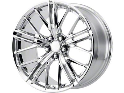 PR194 Chrome Wheel; Rear Only; 20x10; 35mm Offset (16-24 Camaro)
