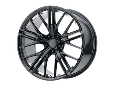 PR194 Gloss Black Machined Wheel; Rear Only; 20x11 (16-22 Camaro)