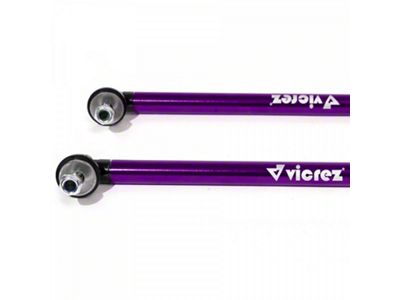 Premium Adjustable 11-Inch Splitter Support Rods; Purple (Universal; Some Adaptation May Be Required)