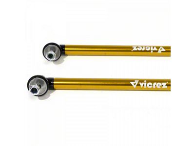 Premium Adjustable 11-Inch Splitter Support Rods; Yellow (Universal; Some Adaptation May Be Required)