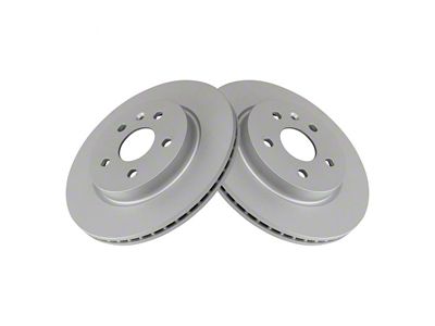 Premium G-Coated Rotors; Rear Pair (16-24 Camaro LS, LT)