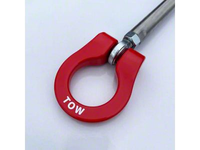 Premium Stealth Tow Hook with Black D-Ring; Front and Rear (10-13 Camaro SS)