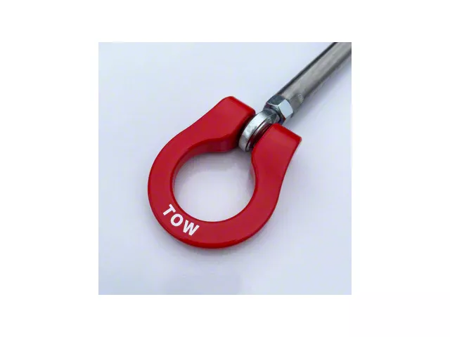 Premium Stealth Tow Hook with Black D-Ring; Front and Rear (10-13 Camaro SS)