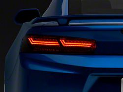 PRO-Series LED Tail Lights; Jet Black Housing; Smoked Lens (16-18 Camaro)