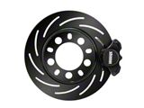 Pro Series M/D 2-Piston Front Brake Kit with Slotted Rotors; Black Calipers (98-02 Camaro)