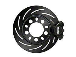 Pro Series M/D 2-Piston Front Brake Kit with Slotted Rotors; Black Calipers (98-02 Camaro)