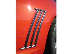 Quarter Molding Trim; Carbon Fiber Finish (10-15 Camaro)