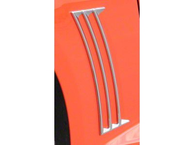 Quarter Molding Trim; Chrome (10-15 Camaro)