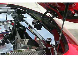Radiator Cover; Polished; With Cap Cover (12-15 Camaro ZL1)