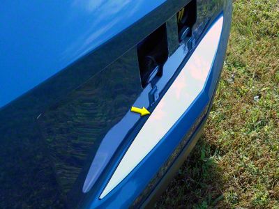 Rear Bumper Trim Accent; Stainless Steel (10-13 Camaro)