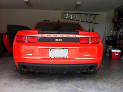 Rear Camaro Lettering; Black Composite (10-15 Camaro)