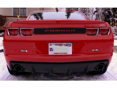 Rear Camaro Lettering; Red Composite (10-15 Camaro)