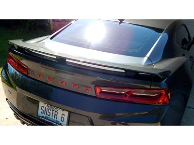 Rear Camaro Lettering; Red Composite (16-18 Camaro)