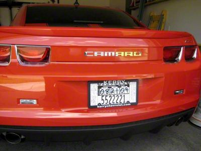 Rear Camaro Lettering; Stainless Steel (10-15 Camaro)