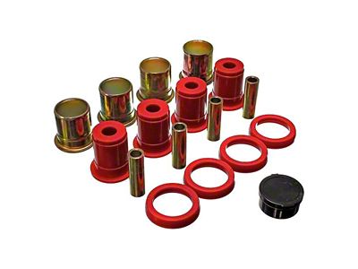 Rear Control Arm Bushings; Red (93-02 Camaro)