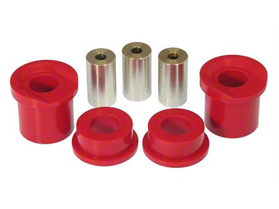 Rear Differential Carrier Bushing Kit; Red (10-15 Camaro)