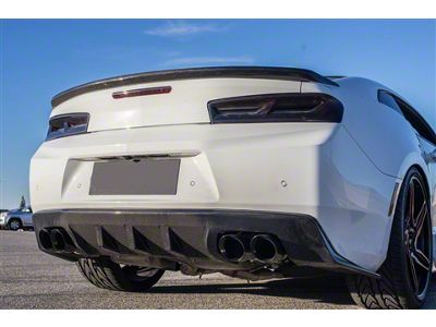 Rear Diffuser; Unpainted (16-24 Camaro w/ Quad Exhaust)