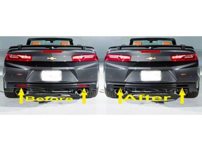 Rear Reflector Blackout Lens Covers (16-24 Camaro)