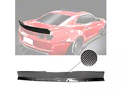 Rear Spoiler; Carbon Fiber Print (10-13 Camaro)